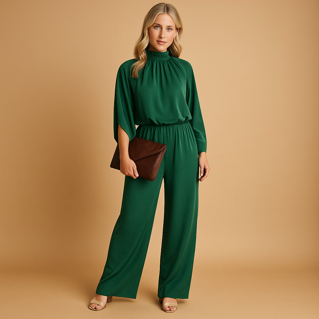 Elegant long-sleeved jumpsuit for women