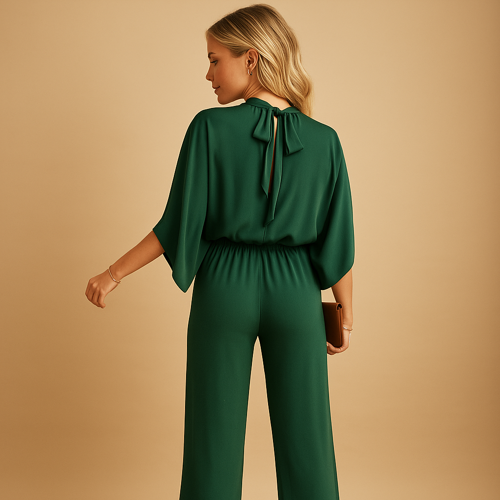 Elegant long-sleeved jumpsuit for women