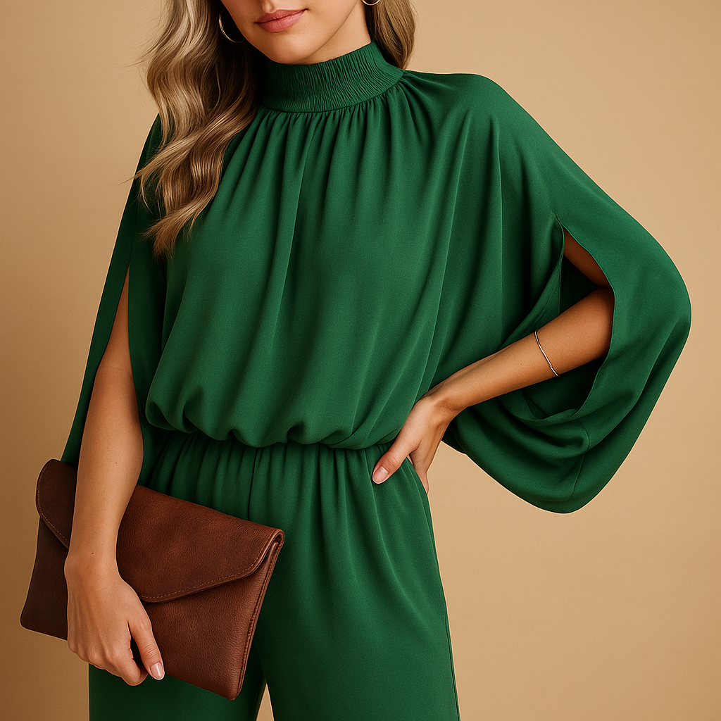 Elegant long-sleeved jumpsuit for women