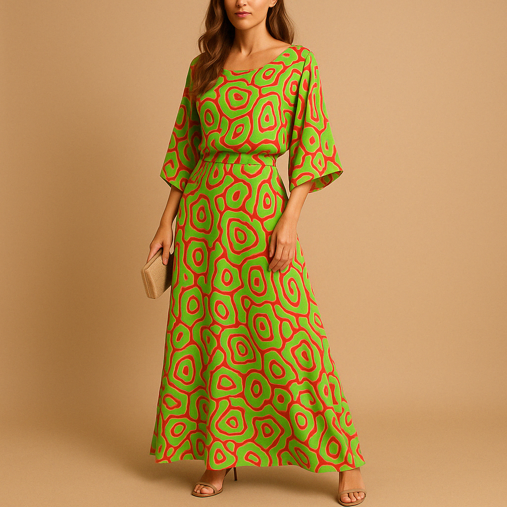 Elegant summer dress with striking design for women