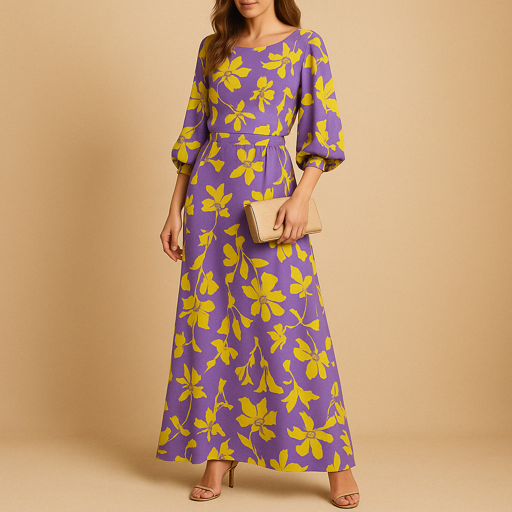 Elegant summer dress with striking design for women