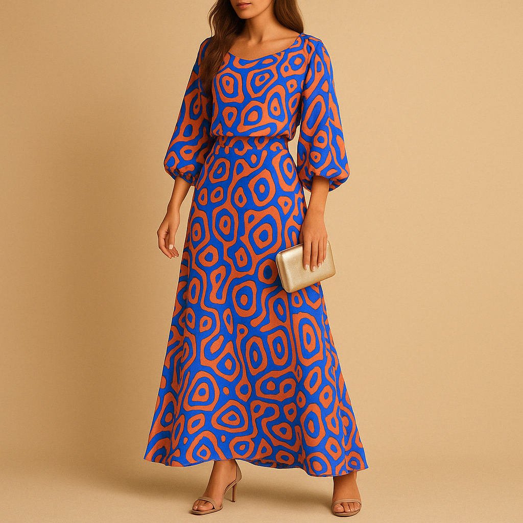 Elegant summer dress with striking design for women