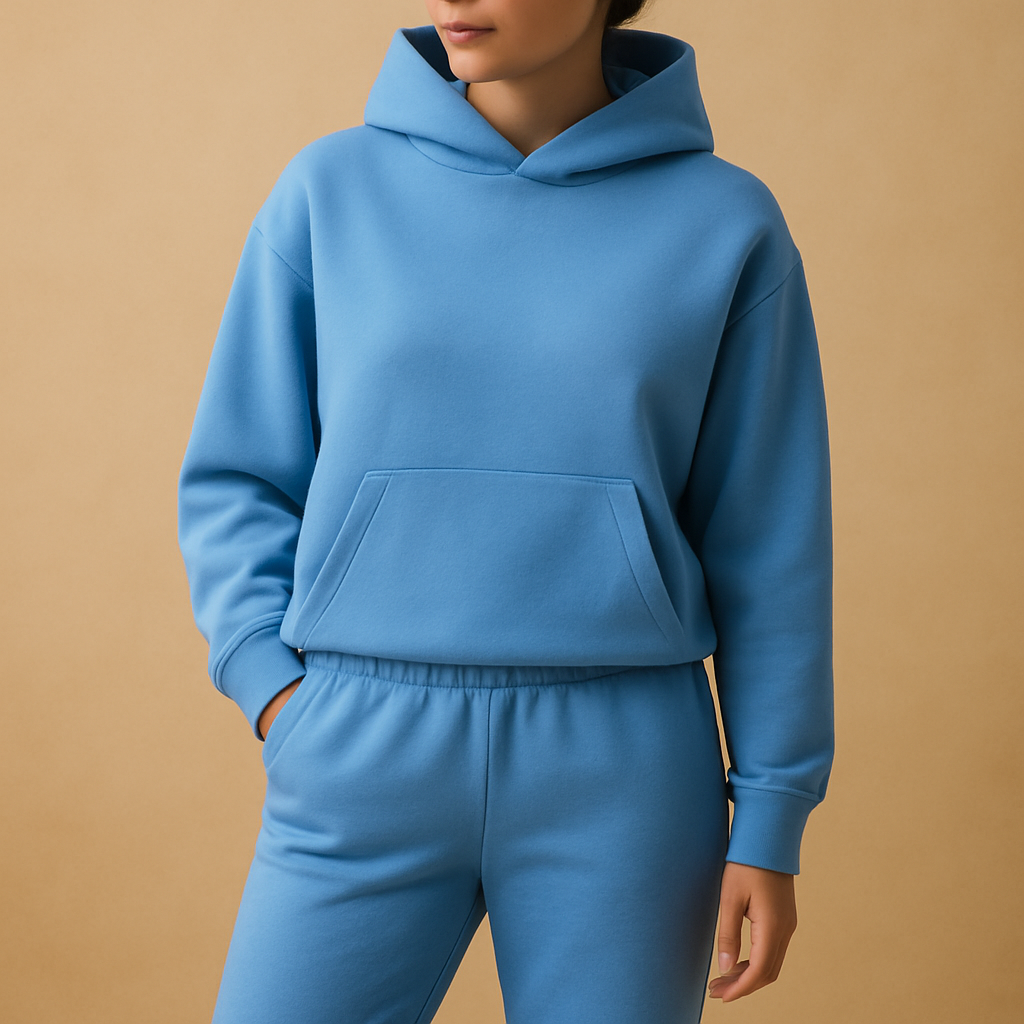 Oversized loungewear set with hoodie and pants for women
