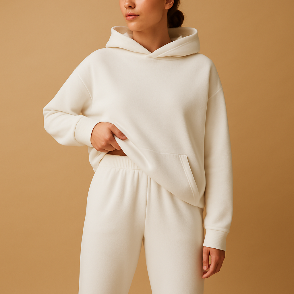 Oversized loungewear set with hoodie and pants for women