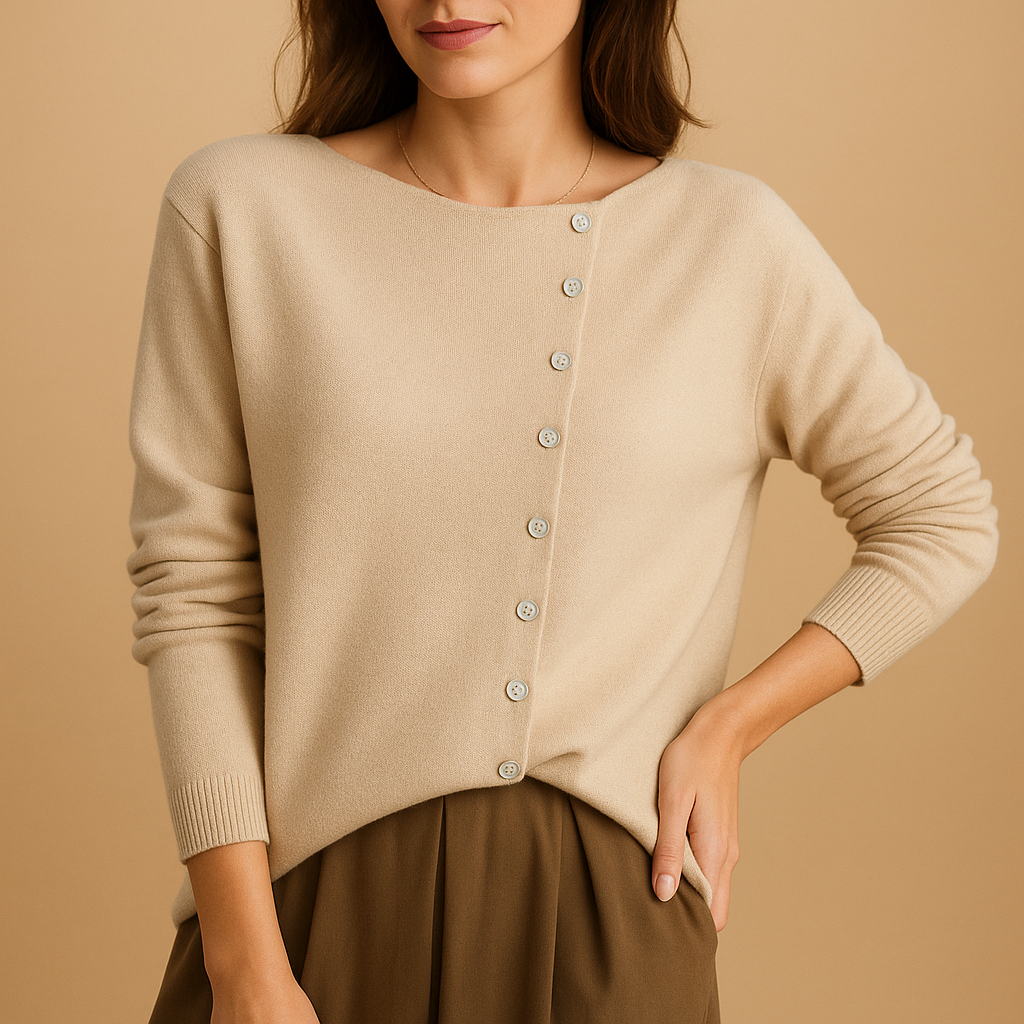 Round neck sweater for women