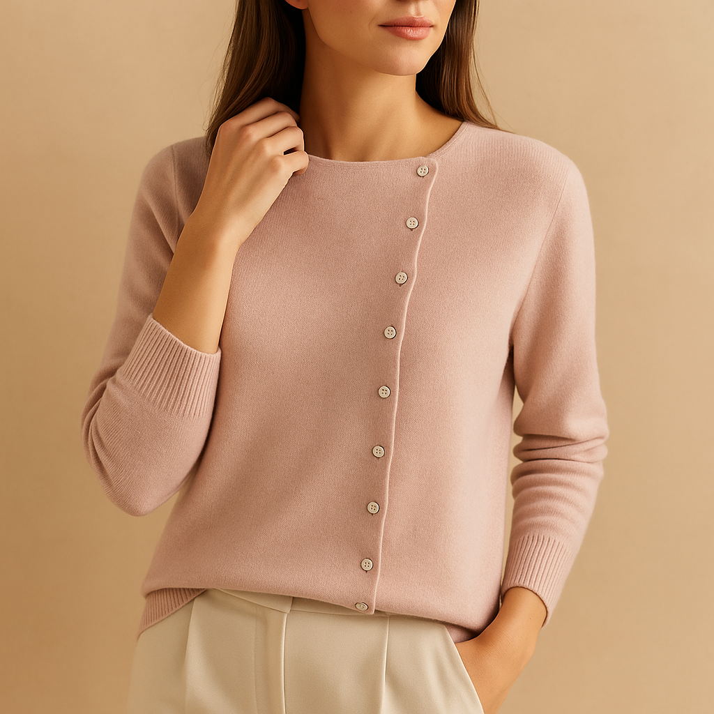 Round neck sweater for women