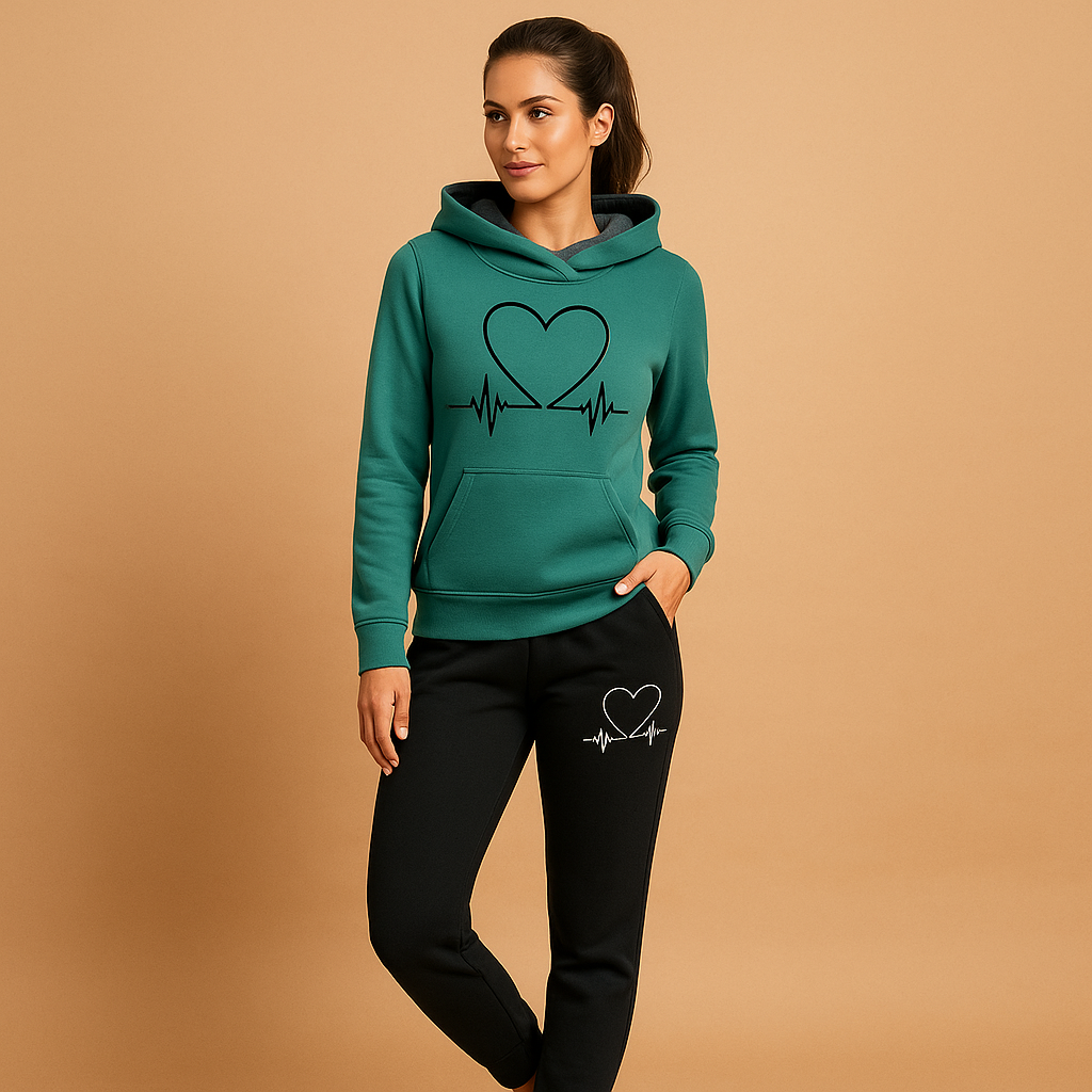 Stylish jogging set with jacket for ladies