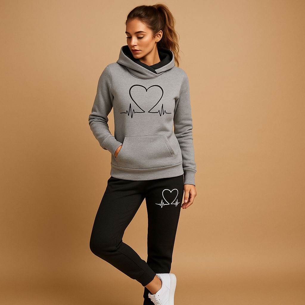 Stylish jogging set with jacket for ladies
