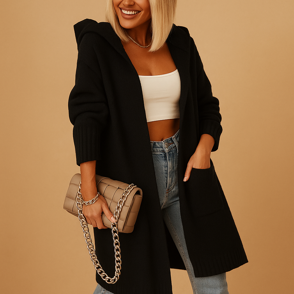 Streetwear hooded jacket for women