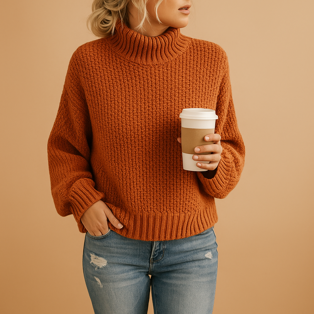 Timeless knitted sweater for women