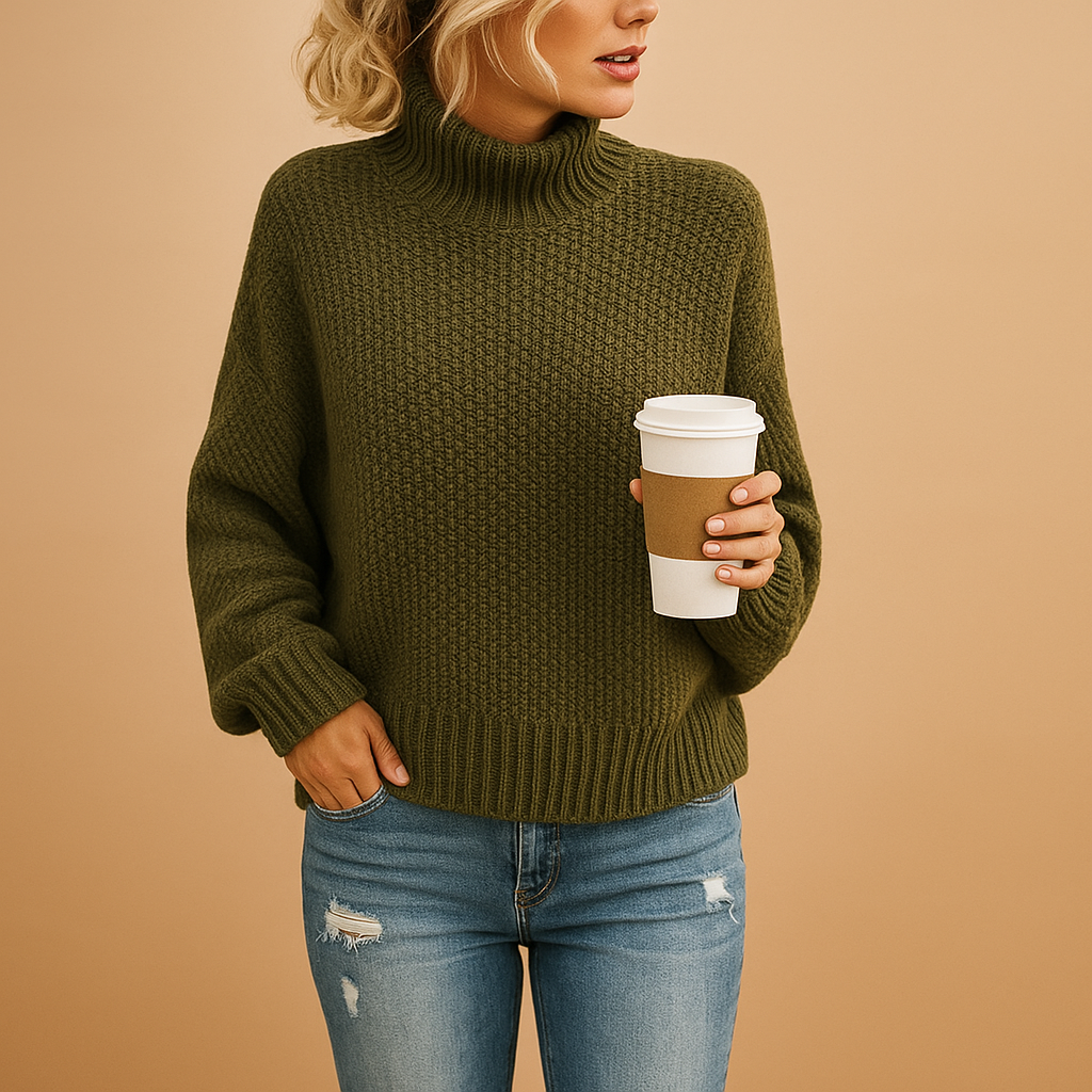 Timeless knitted sweater for women