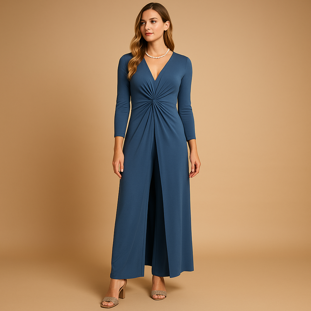 Two-piece lounge set with pants and top for women