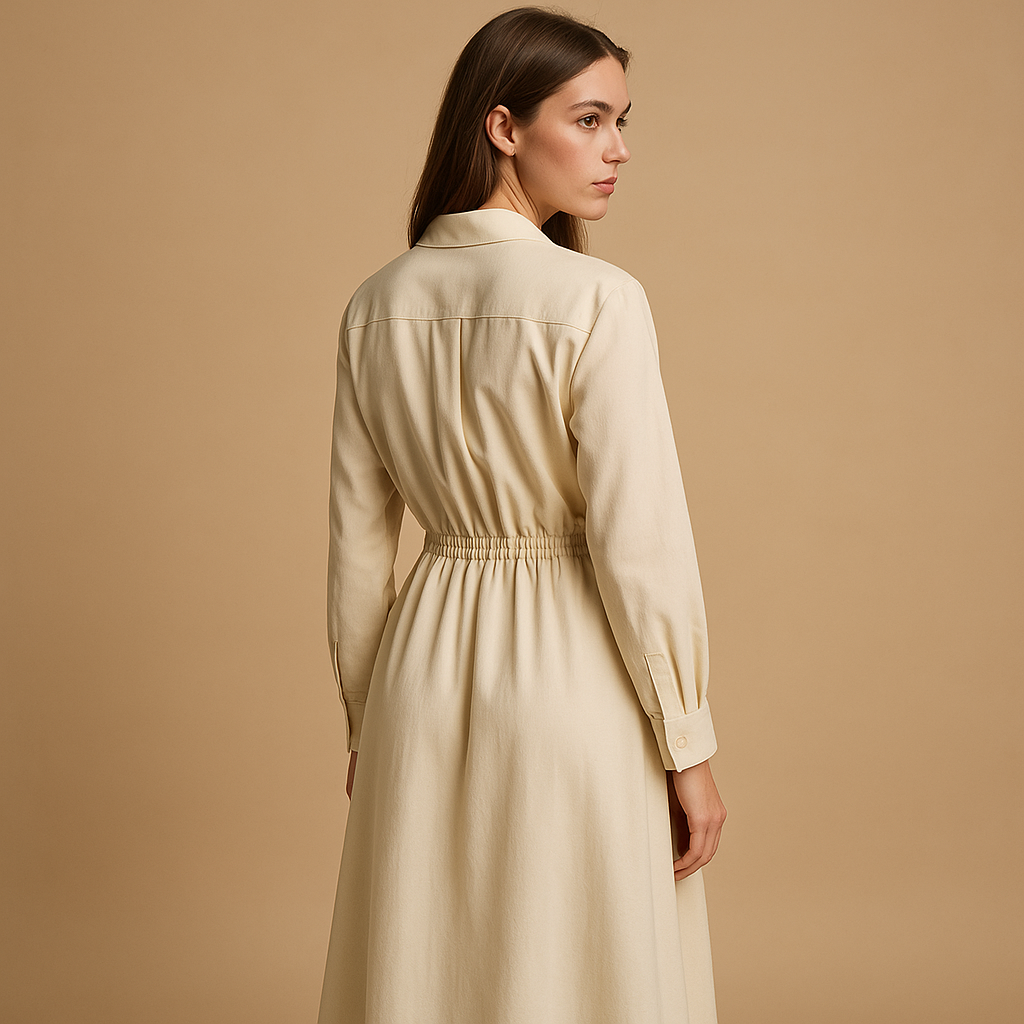 Vintage-inspired A-line dress for women