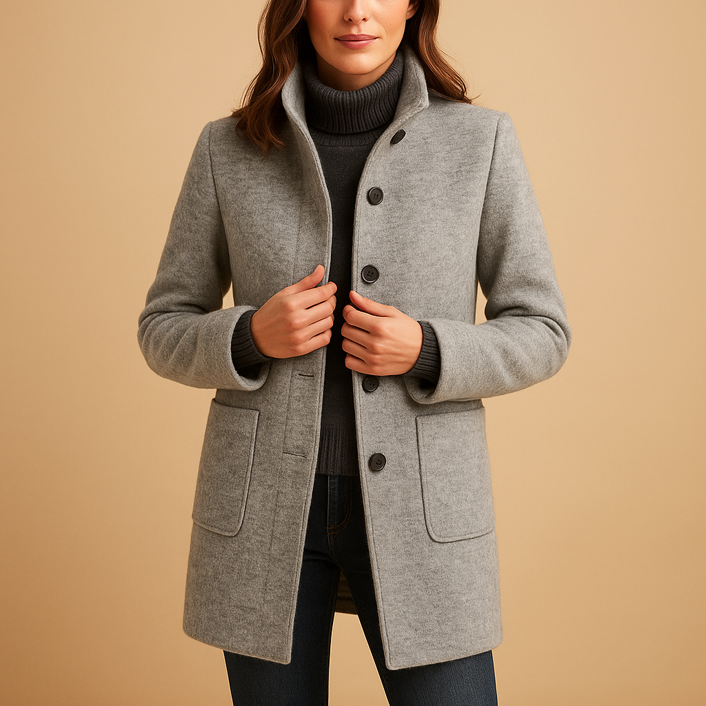 Warm soft winter coat for ladies