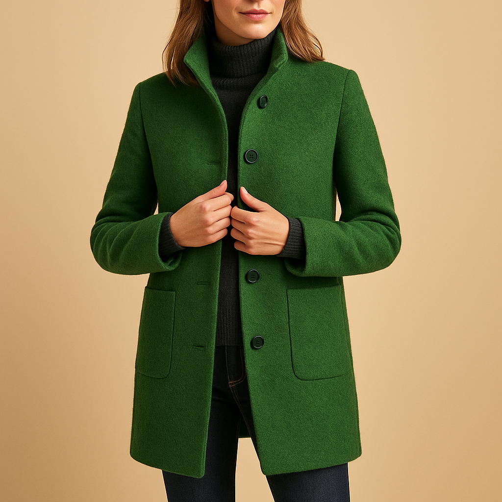 Warm soft winter coat for ladies