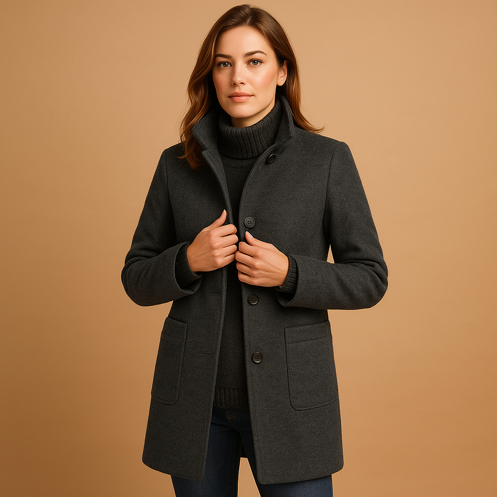 Warm soft winter coat for ladies