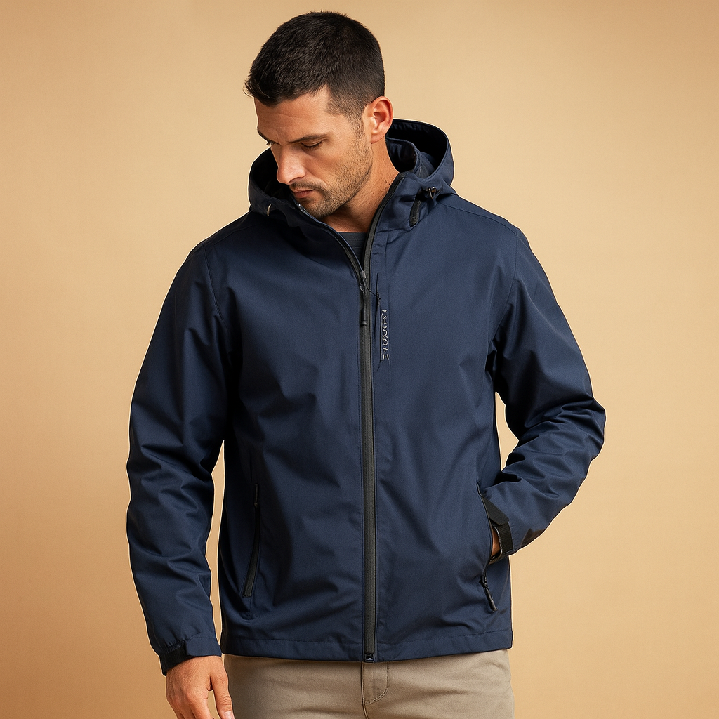 Waterproof winter windbreaker for men