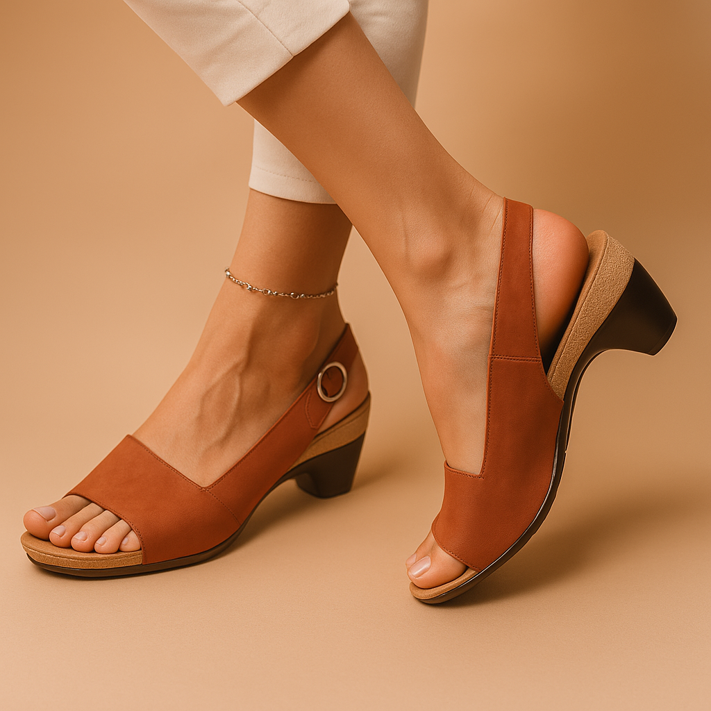Summer sandals with adjustable straps and cushioning for women