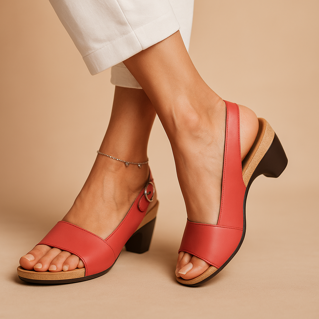 Summer sandals with adjustable straps and cushioning for women