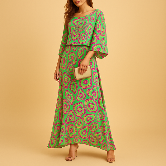 Elegant summer dress with striking design for women