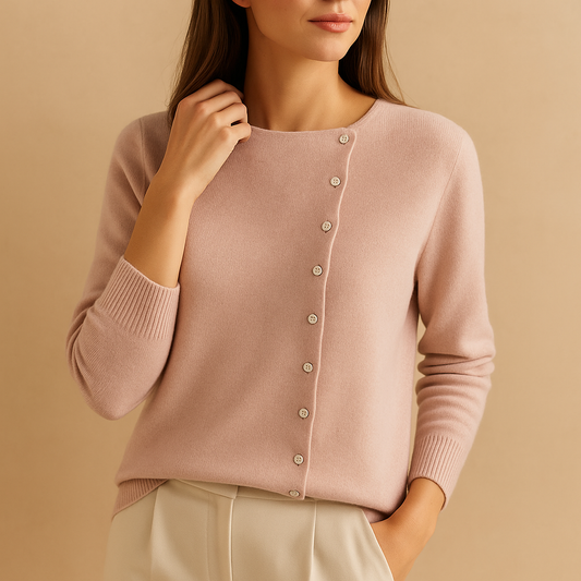 Round neck sweater for women