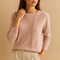 Round neck sweater for women