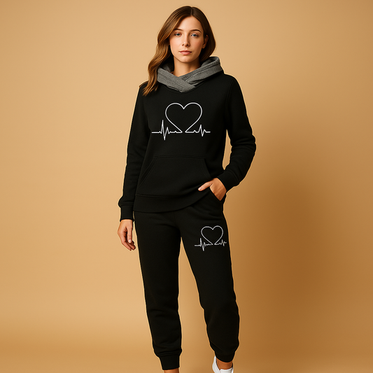 Stylish jogging set with jacket for ladies
