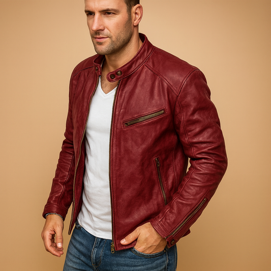 Men's waterproof jacket with zipper